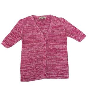 LOFT Pink Shortsleeved Sweater